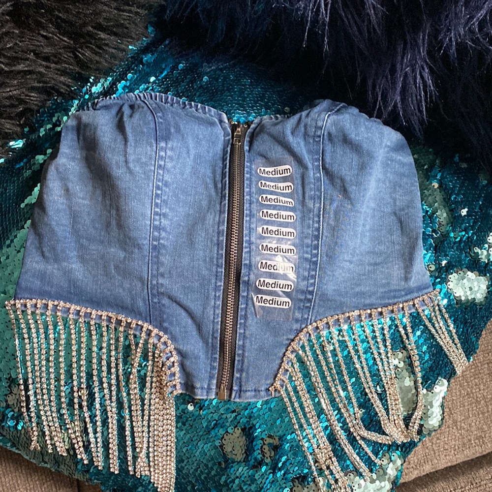 Blue Jean halter top